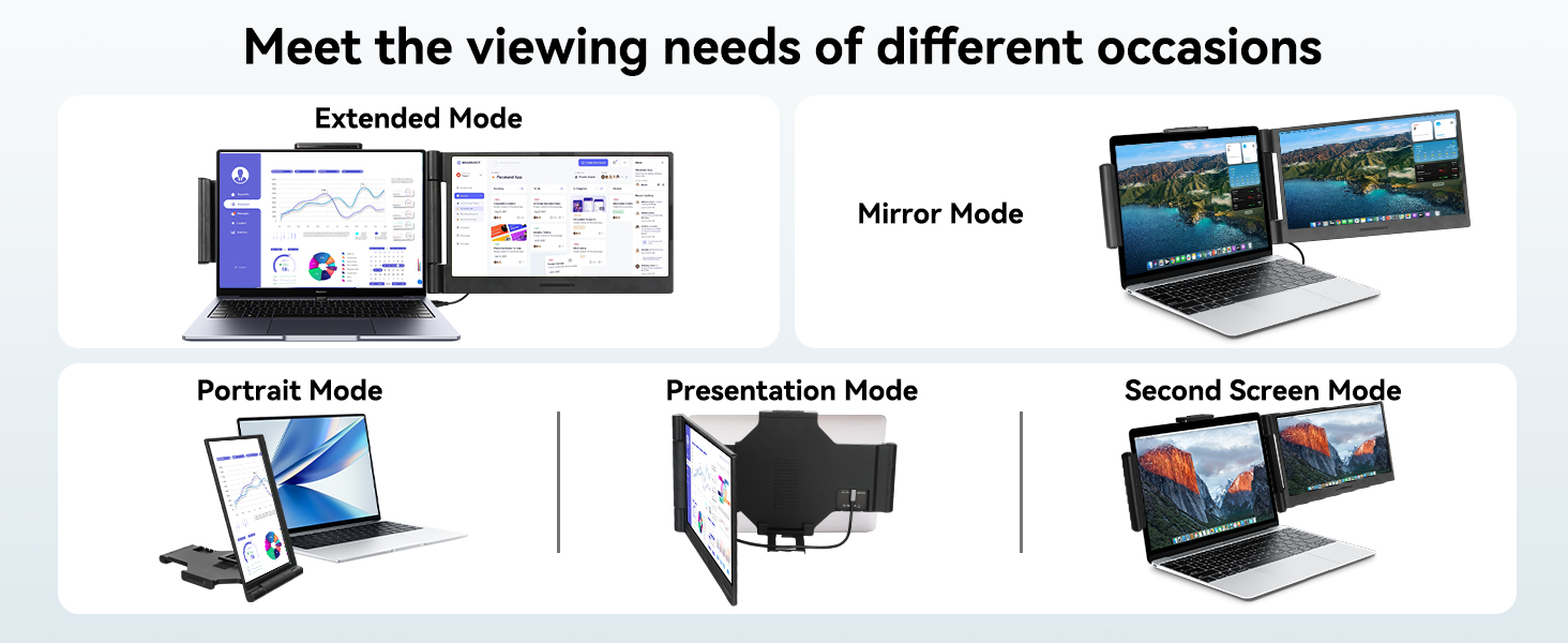 dual monitor for laptop