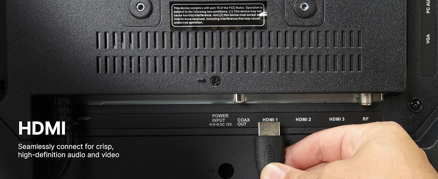 Emerson ET-2400 is equipped with HDTV signal high definition picture quality vivid images on screen
