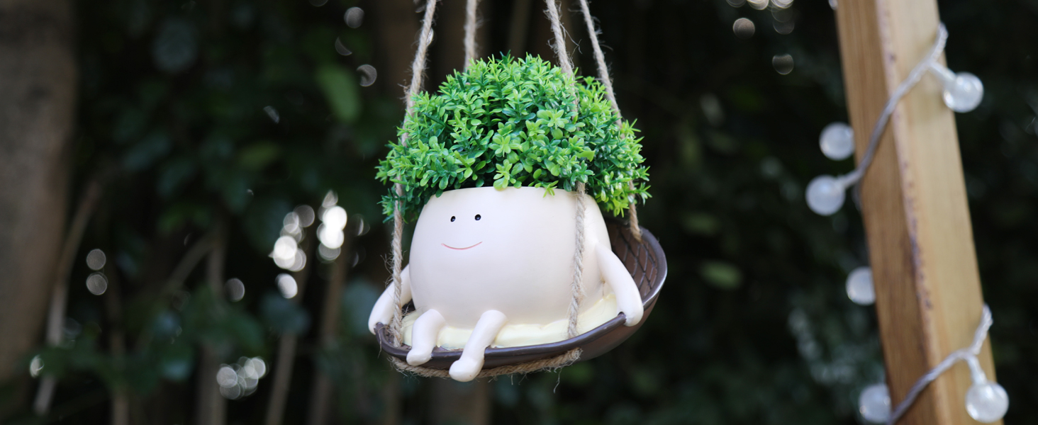 Hanging Swing Planter Pot