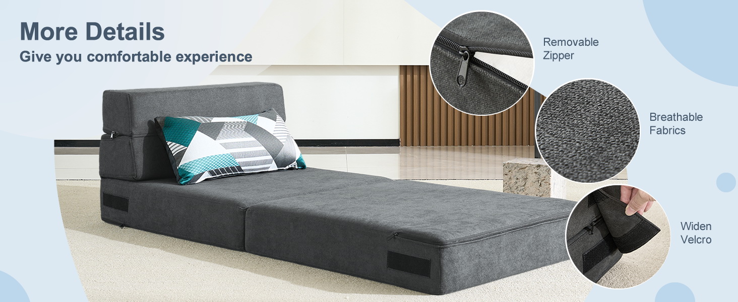 folding sleeper chair sofa bed