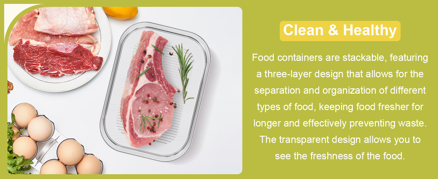 Deli Meat Container for Fridge