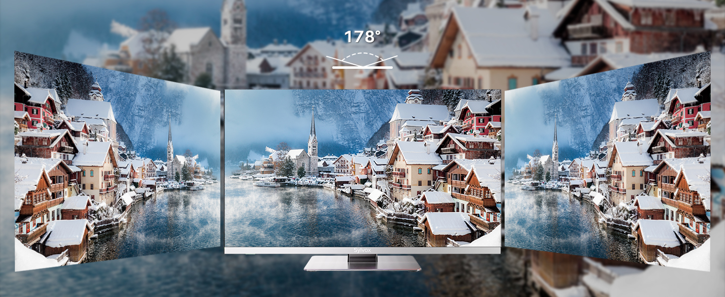 178° ultra-wide viewing angle