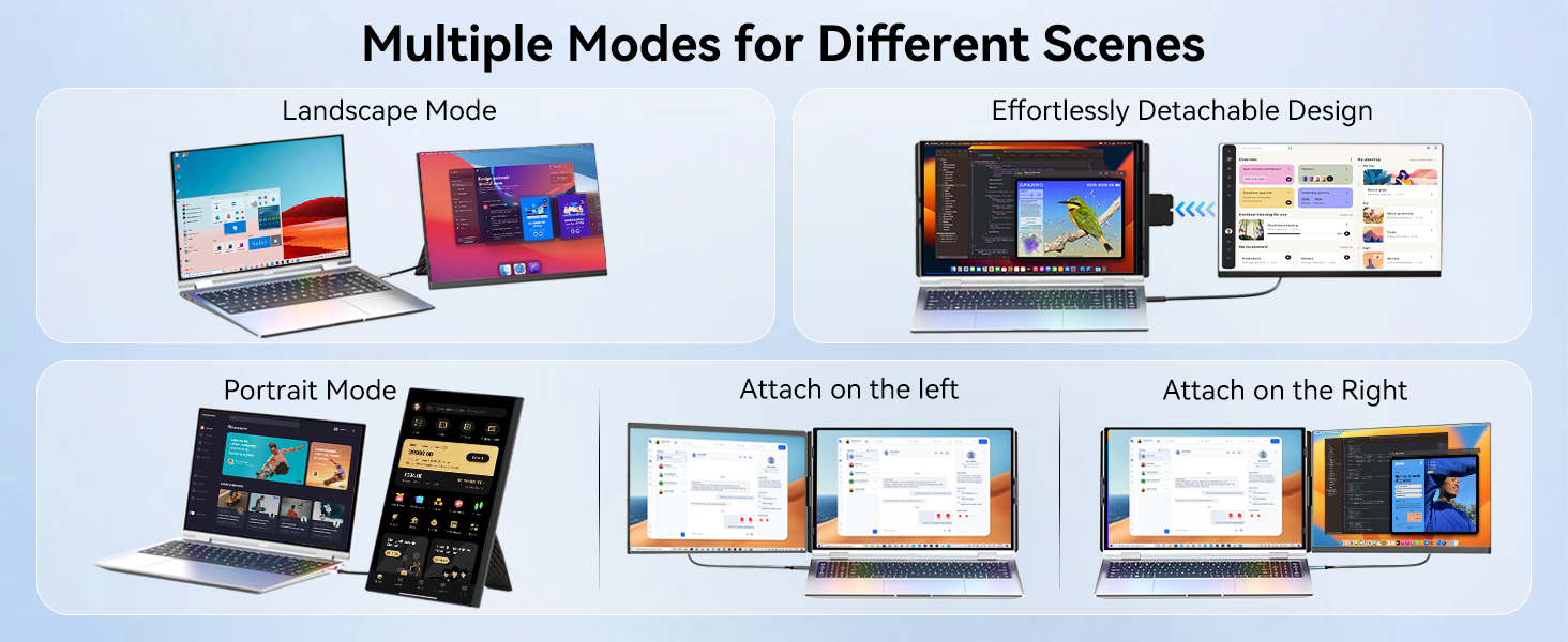 attachable monitor for laptop
