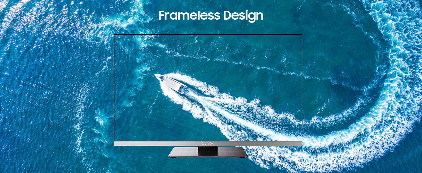 Sylvox 12V TV with Frameless Design