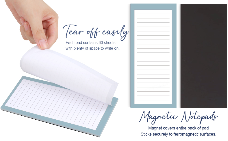 Magnetic Notepads for Refrigerator