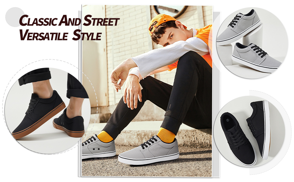 Low Top Lace Up Canvas Shoes