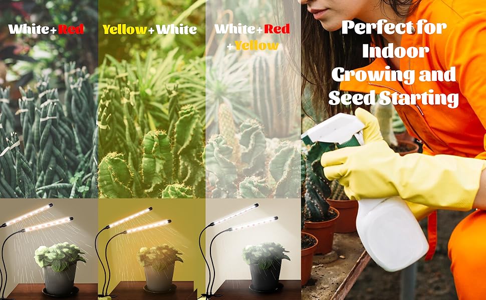 Full Spectrum Clip Plant Growing Light