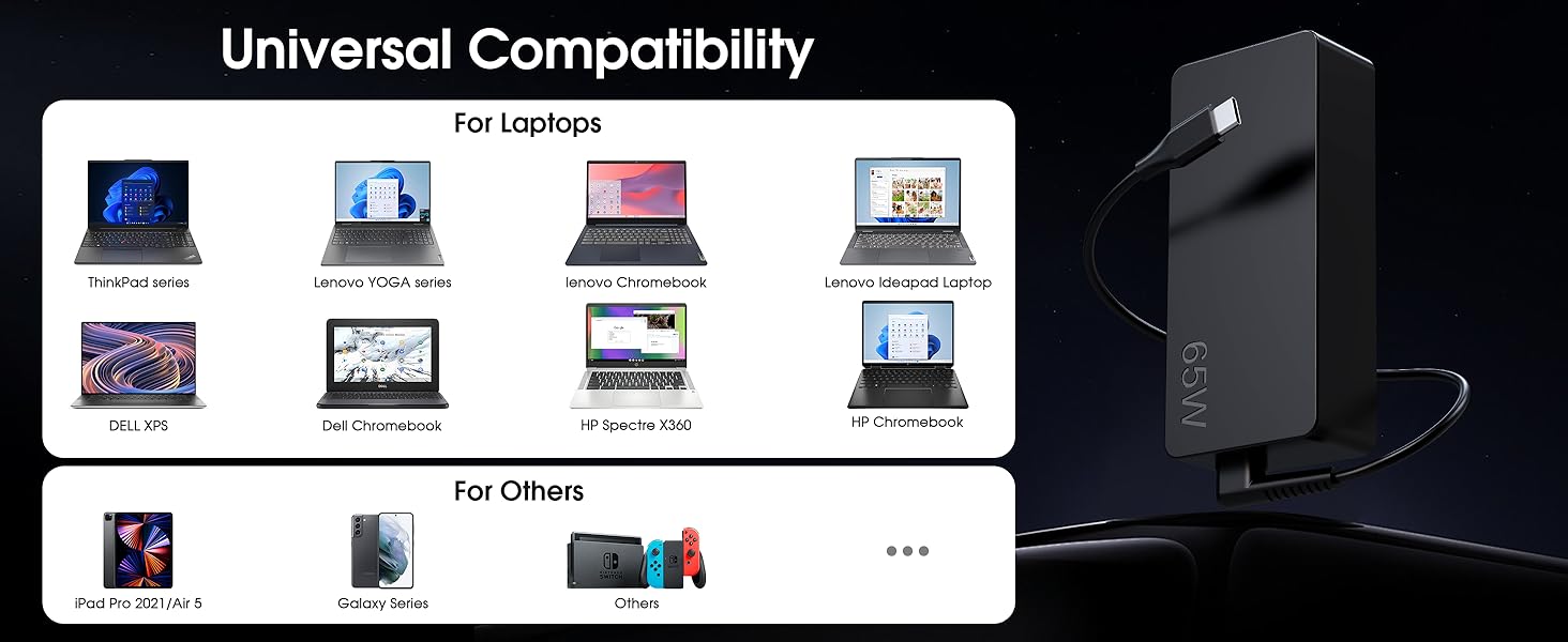 lenovo laptop charger usb c