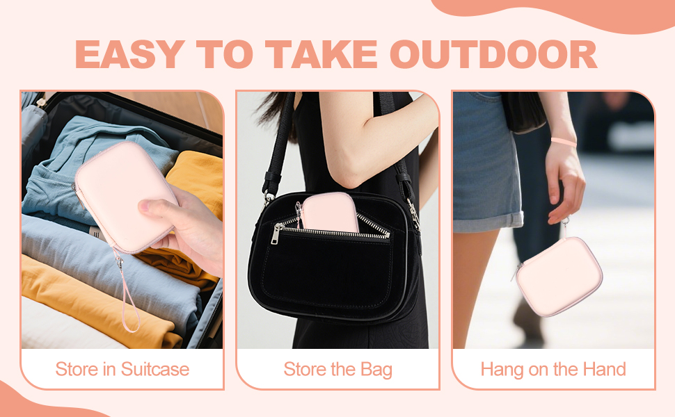 Easy to take outdoor,Store in Suitcase,Store the Bag,Hang on the Hand