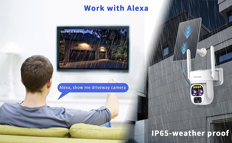 alexa solar camera