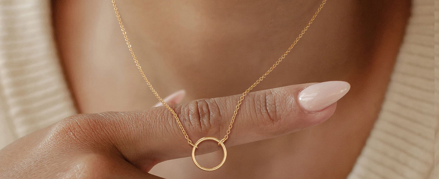gold karma necklace