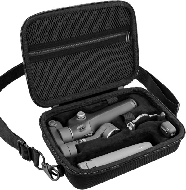 co2CREA Osmo Mobile 7P/7 Gimbal Stabilizer Hard Case – Waterproof Travel Storage Box with Custom Foam Insert & Mesh Pocket for DJI OM Mobile 7P Smartphone Gimbal, Accessories, Cables (Black Case) co2CREA Osmo Mobile 7P/7 Gimbal Stabilizer Hard Case – Waterproof Travel Storage Box with Custom Foam Insert & Mesh Pocket for DJI OM Mobile 7P Smartphone Gimbal, Accessories, Cables (Black Case)