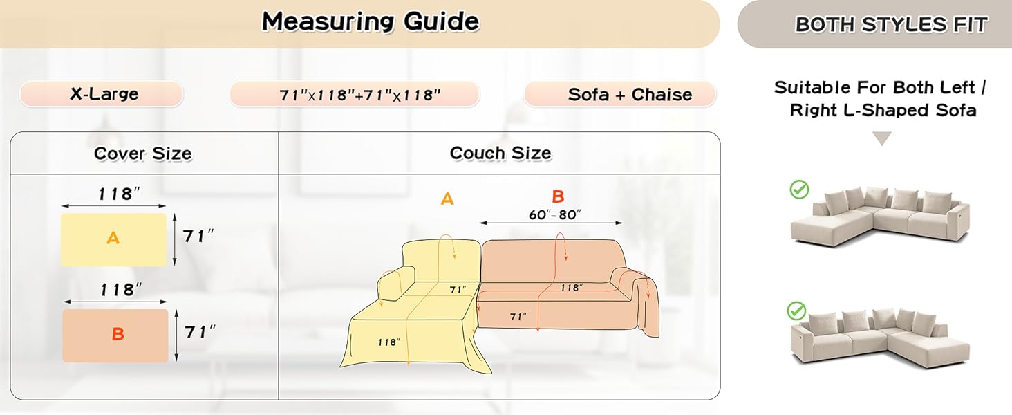 Variety of sofa types are available