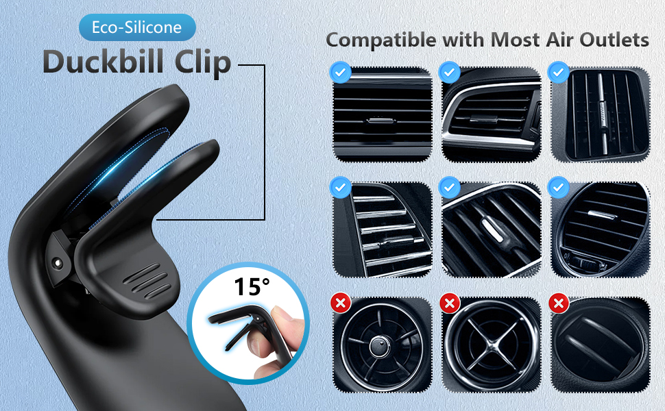 Mobile Phone Navigation Magnetic Bracket, L Type Car Phone Mount, Air Vent Phones Mount for Car