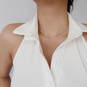 thin necklace for women