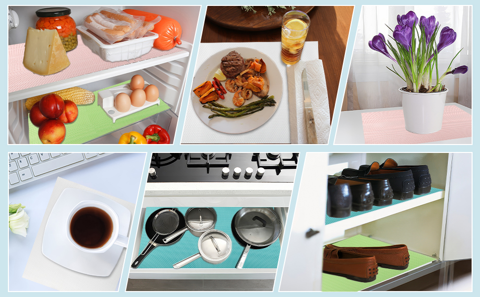 8 Pack Refrigerator Liners