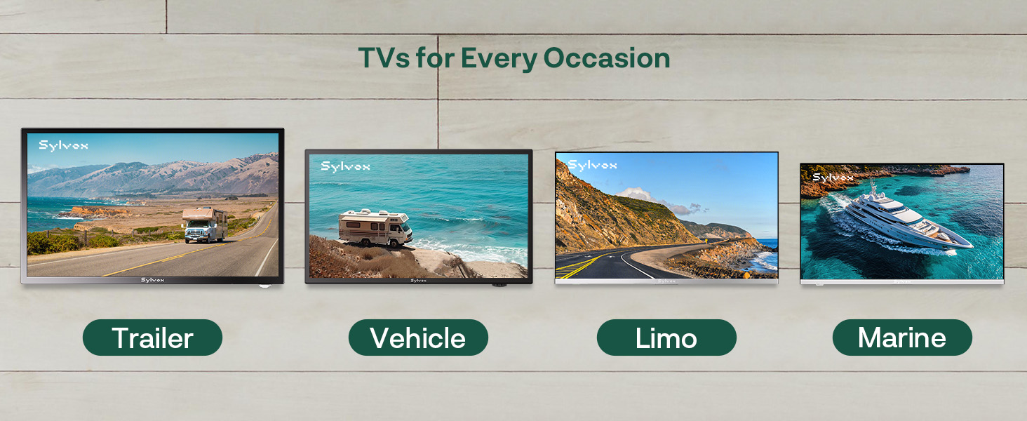 more choice for SYLVOX 12Volt TV