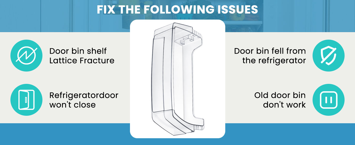 WR71X38318 Refrigerator Door Shelf Bin