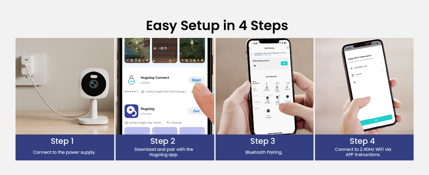 Easy Setup in 4 steps