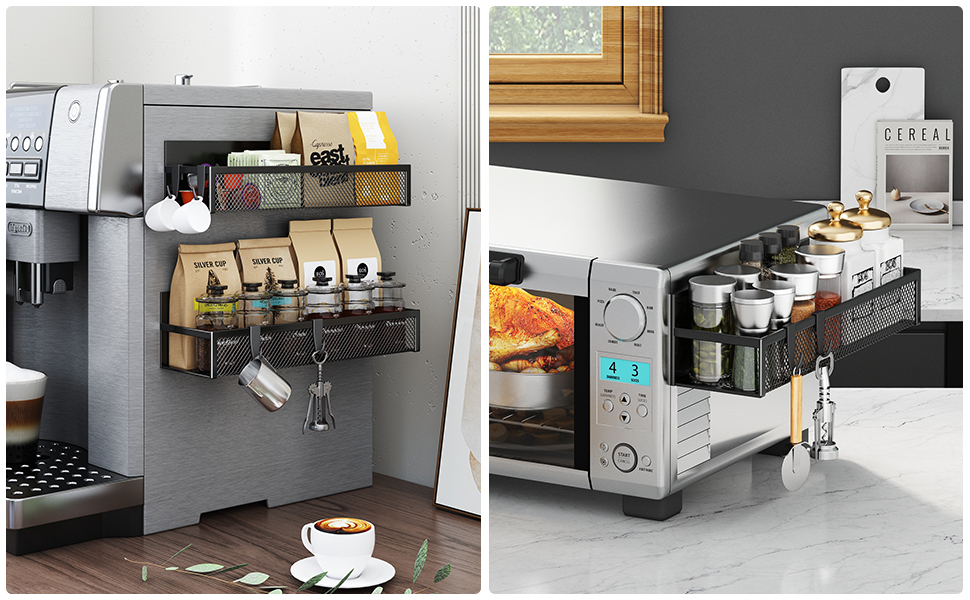 magnetic shelves for fridge