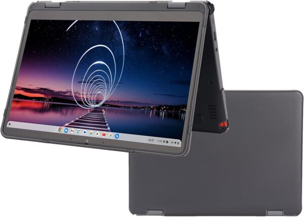 mCover Hard Shell Case ONLY Compatible for 2023~2024 12.2″ Lenovo 500E Yoga Chromebook Gen 4 Gen4 2-in-1 Laptop (NOT Fitting Any Other Lenovo Models)- Black